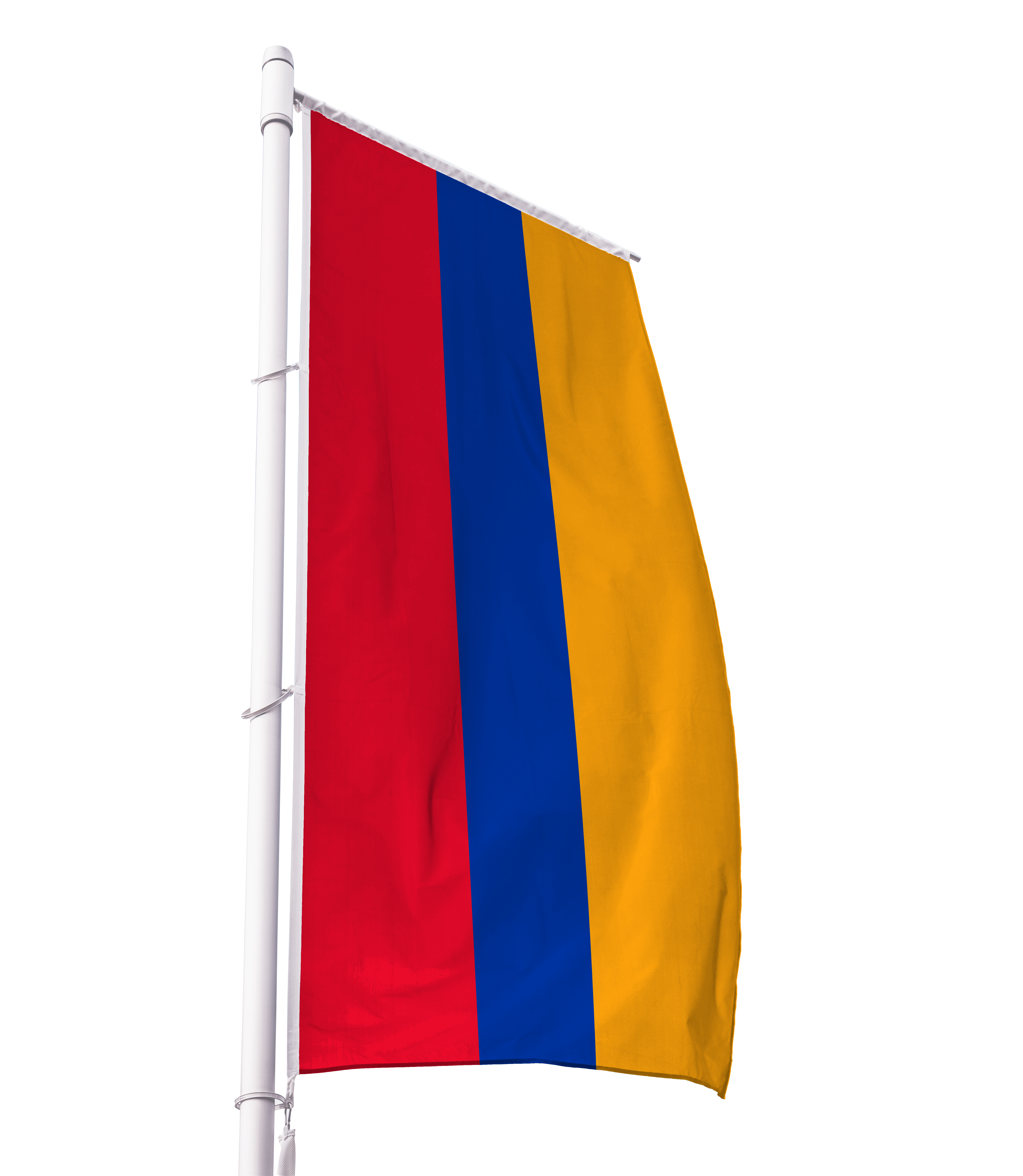 Armenien Flagge im Hochformat Premium-Qualität