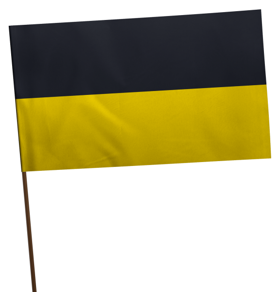 Stockflagge Baden-Württemberg ohne Wappen Premium-Qualität