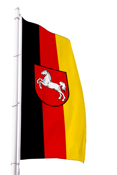 Flagge Niedersachsen im Hochformat Premium