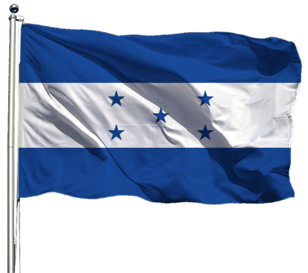 Honduras Flagge Querformat Premium-Qualität